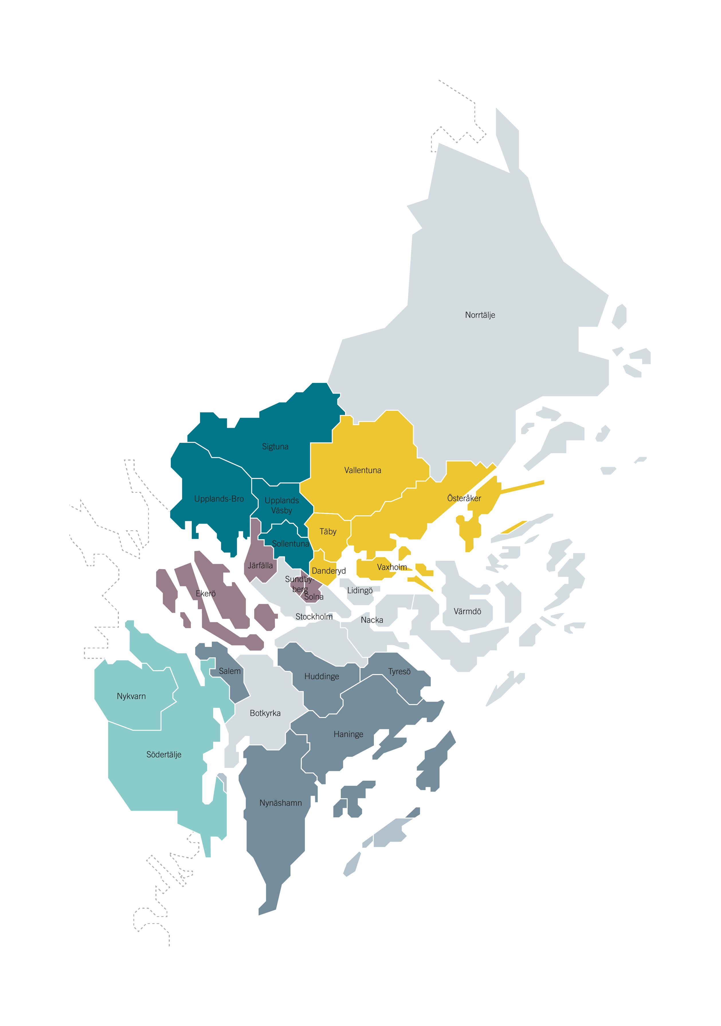 Karta Över Länet Energi Och Klimat Stående